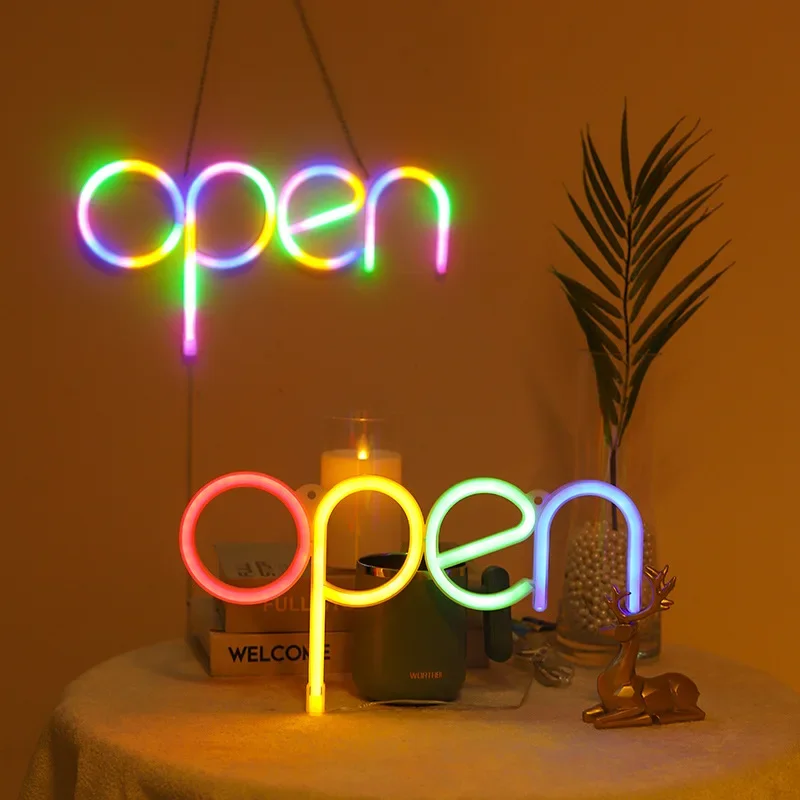 Insegna al neon a forma di fungo: lampada da tavolo a LED