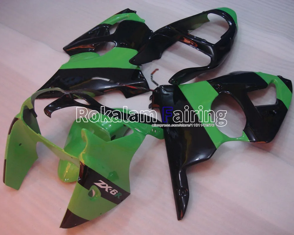 

ZX6R Обтекатели для Kawasaki Cowling ZX-6R мотоциклетный набор запчастей NINJA ZX 6R 2000 2001 2002 (литьё под давлением)