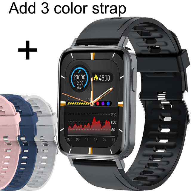 2021 NEW IP67 Smartwatch Man Women Smart Watches Blood Pressure Monitor Full Touch Screen Fitness Tracker for Android IOS