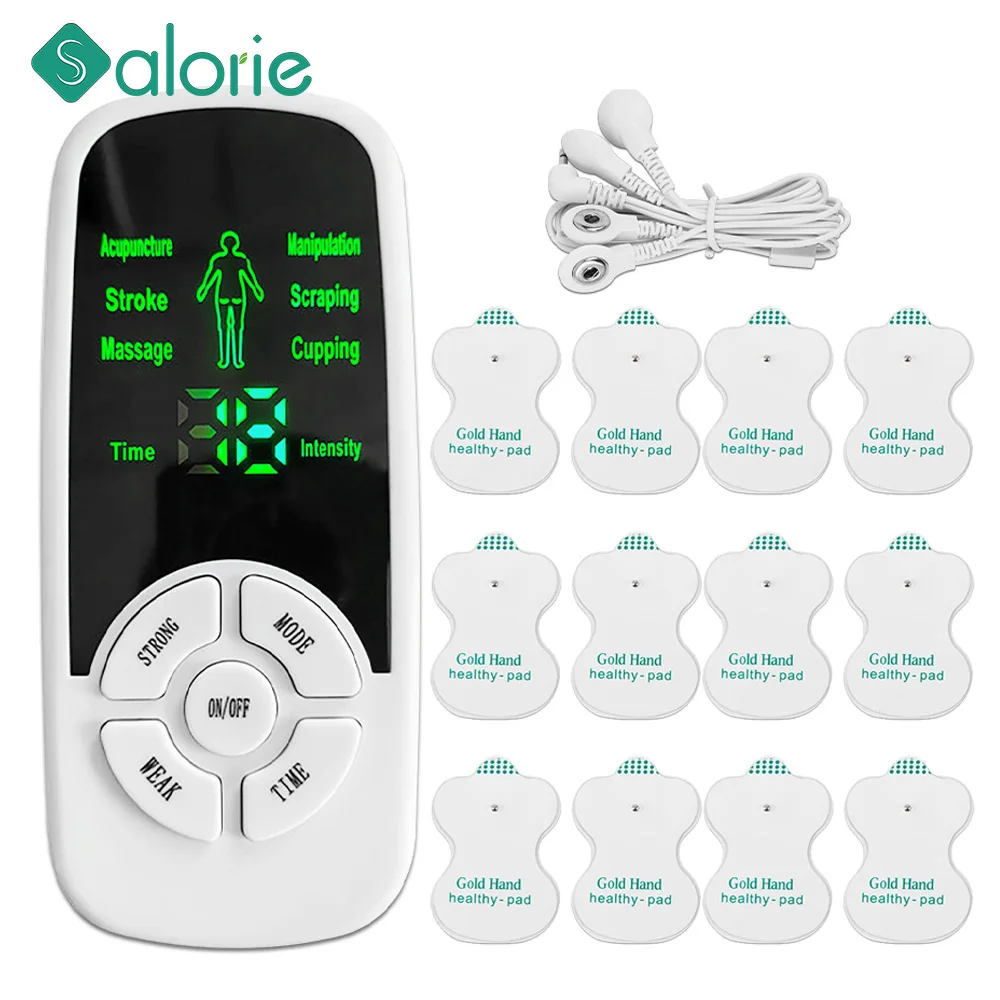 

6 Modes EMS Tens Unit Machine Electric Muscle Therapy Stimulator Meridian Physiotherapy Pulse Abdominal Prostate Body Massager