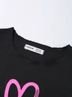 مجموعة طباعة الحب للفتيات ، أزياء الصيف 3