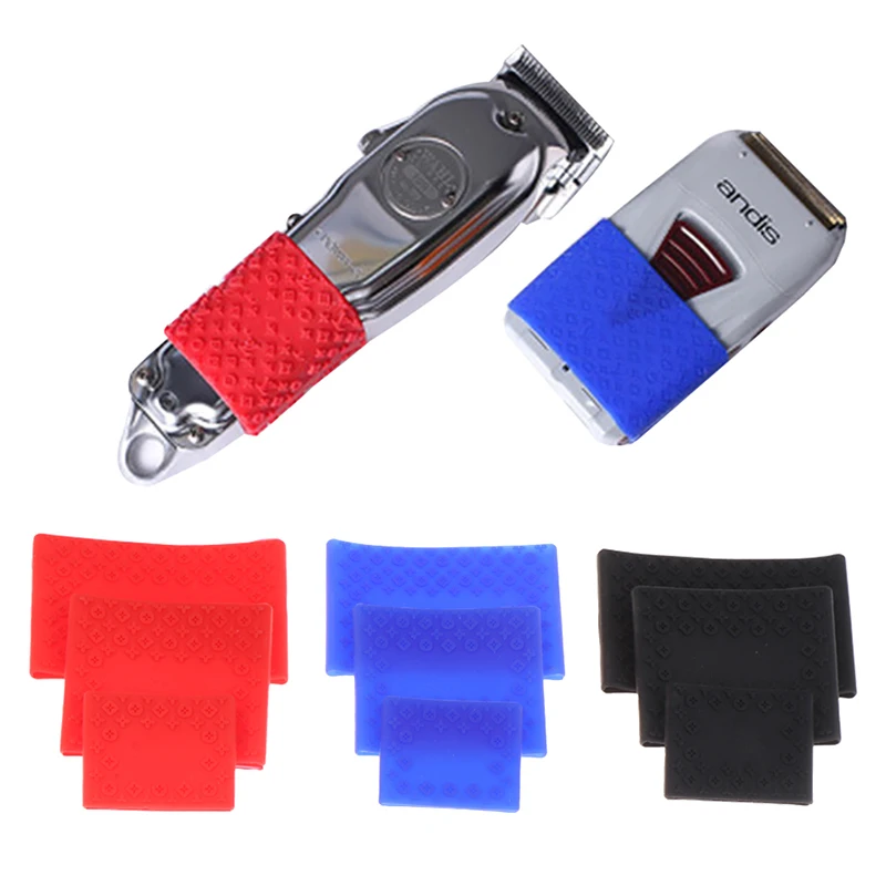 Rubber Anti-Slip Trimmer Grip for Barbers - Silicone Decorative Rings
