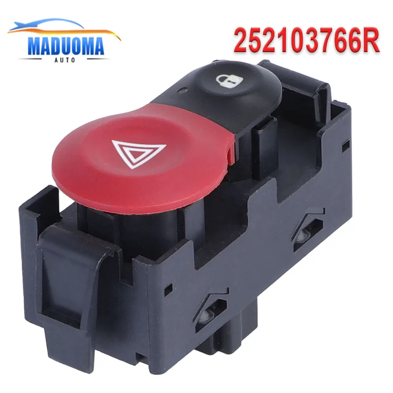 

New Hazard Warning Switch Car Accessories High Quality 252103766R 8200214896 For Renault Megane Grand Scenic
