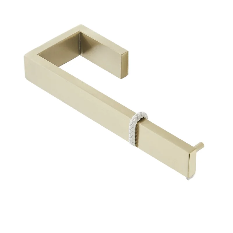 304 stainless steel towel ring, gold small size hand towel rack, bathroom towel bar wall hanging without punching