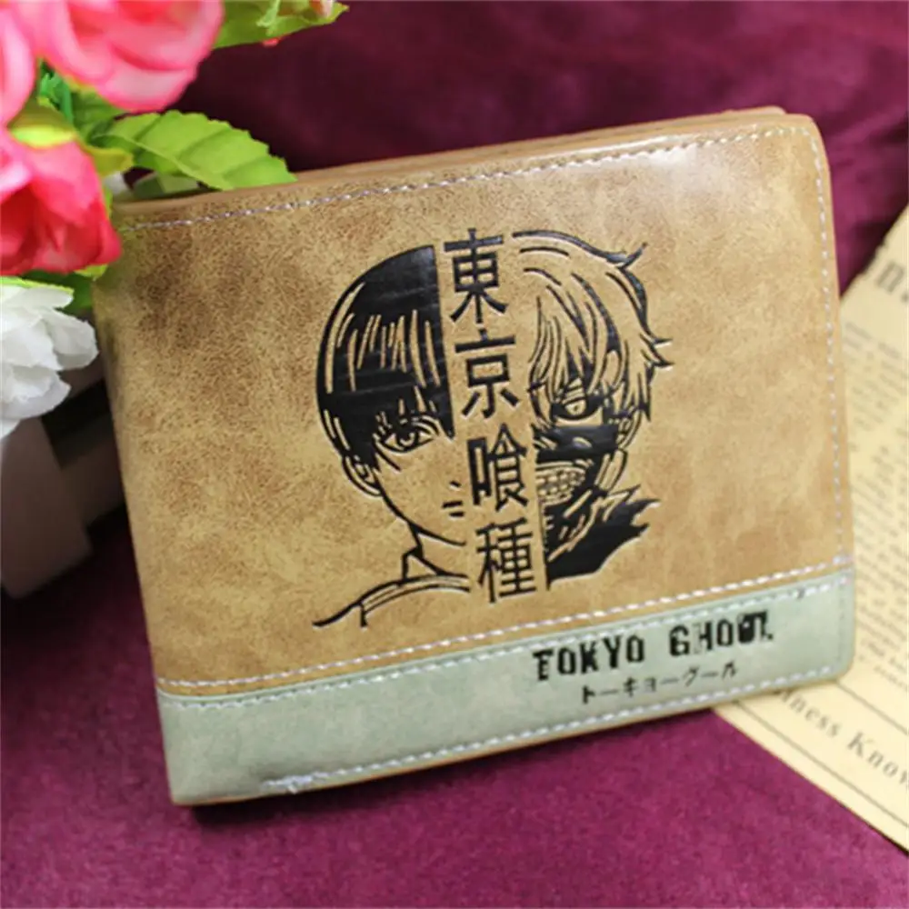 Anime Wallet One Piece Attack On Titan Cartoon Pattern Card Holder For Kid Adult
