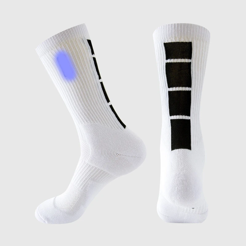 A Pair Alliance Star Basketball Training Major Mid Length Socks Sweat-Absorbing and Breathable Wear Resistant Anti Slip Socks