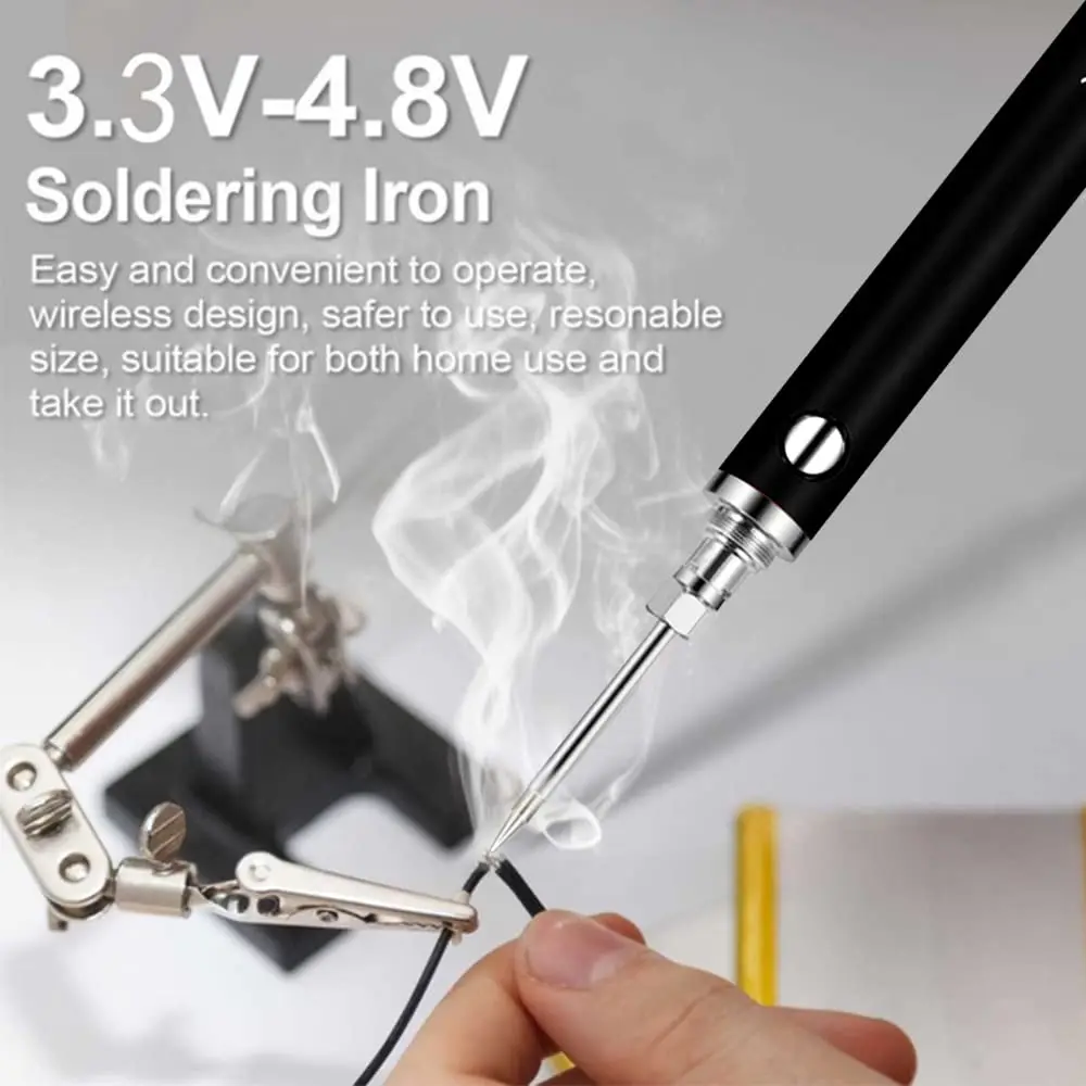 Portable Wireless Charging Iron USB  Wireless Rechargeable Soldering Irons 510 Interface Outdoor Portable Welding Repair Tools