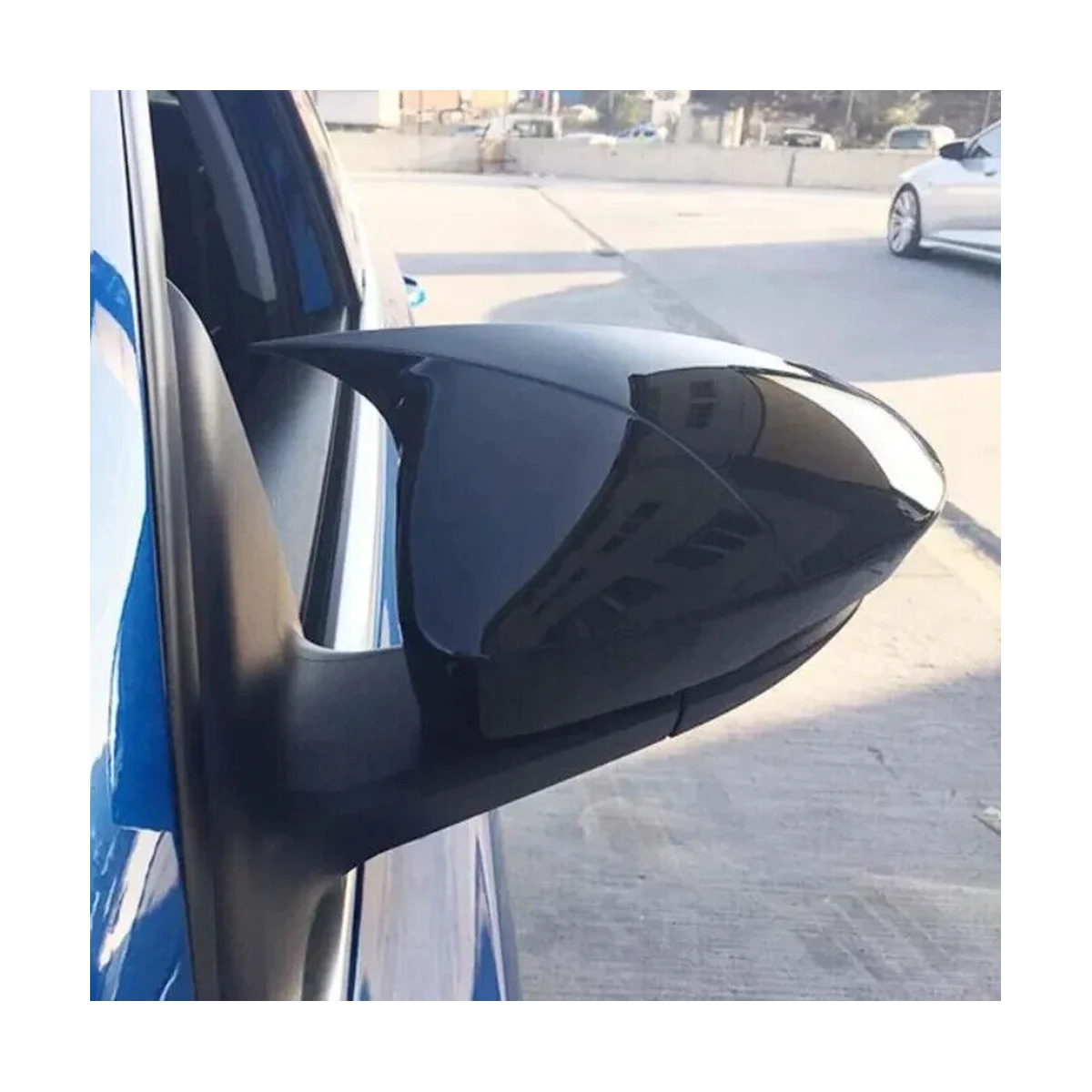 Car Rearview Mirror Covers Side Wing Mirror Caps for Skoda Octavia Mk3 A7 5E 2013-(Carbon)