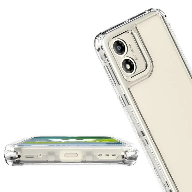 Crystal Clear 3-in-1 Bumper Back Cover