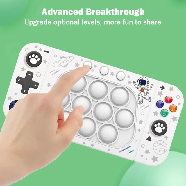 Upgraded Electronic Pop Light Quick Push Game Console Toys for Kids Adult  Fidget Anti Stress Relief Toy Interactive Game Machine - AliExpress