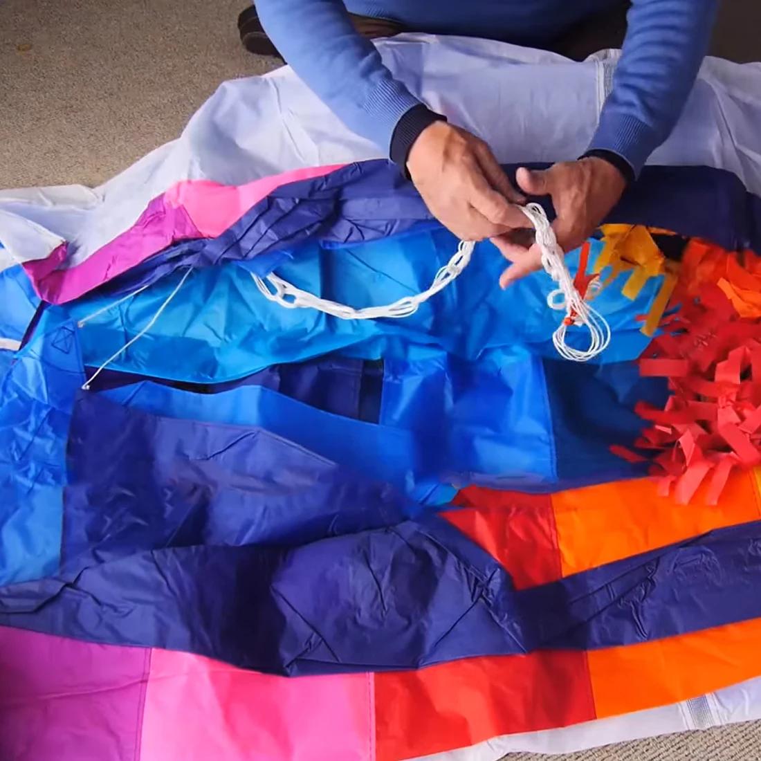 9KM 6㎡~12㎡ UltraFoil Pilot Lifter Kite Line Laundry Soft Inflatable Kite Without Tails 30D Ripstop Nylon (Wholesale available) 6
