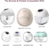 Duckbill Values Silicone Diaphragm Compatible with eufy E10 S1 S1 Pro, For S32 Breast Pump Replacement Pump Parts Accessories 2
