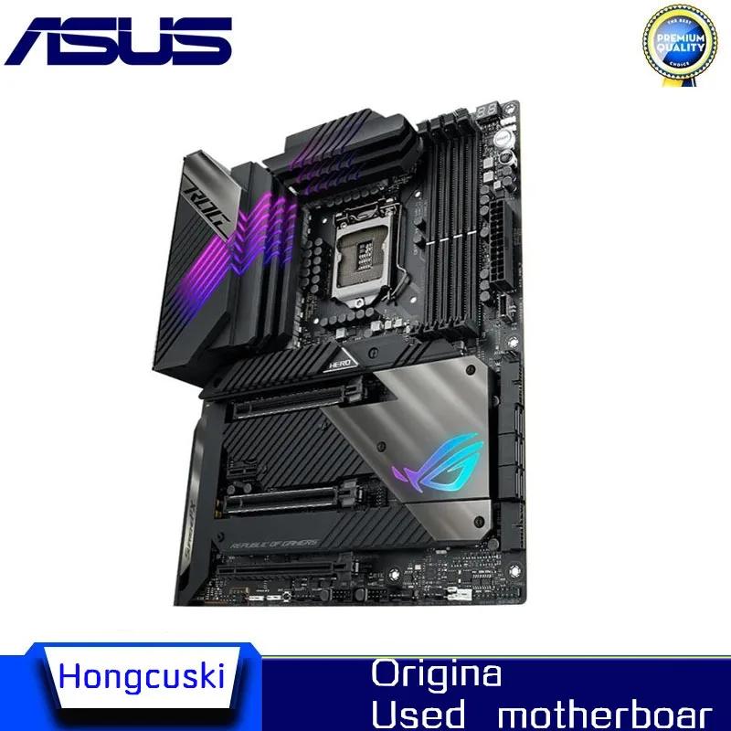 Utilizzato Per Asus Rog Maximus Xiii Hero Desktop Originale Per Intel Z590 Ddr4 Pci-E 3.0 Scheda Madre Lga 1200 Usb3.0 M.2 Sata3