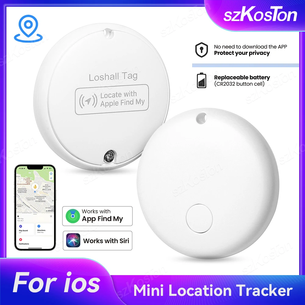 Smart Key Finder Locator GPS Tracking Device Bluetooth Anti-Lost Tag Alarm Reminder Work With Apple Find My For Pets