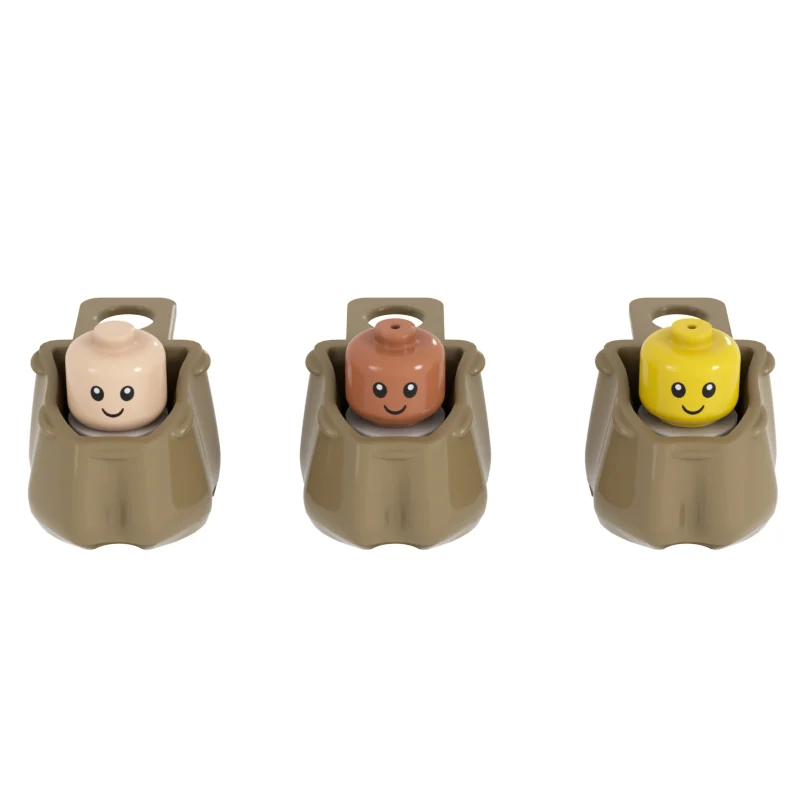 Babies Building Blocks Toys MOC Bricks DIY Infant Carriage Children Gifts - 2