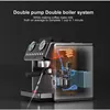 Electric Coffee Machine Luxury Double Boiler Semi-automatic Espresso Machine with Beans Grinder for Household and Hotel 3