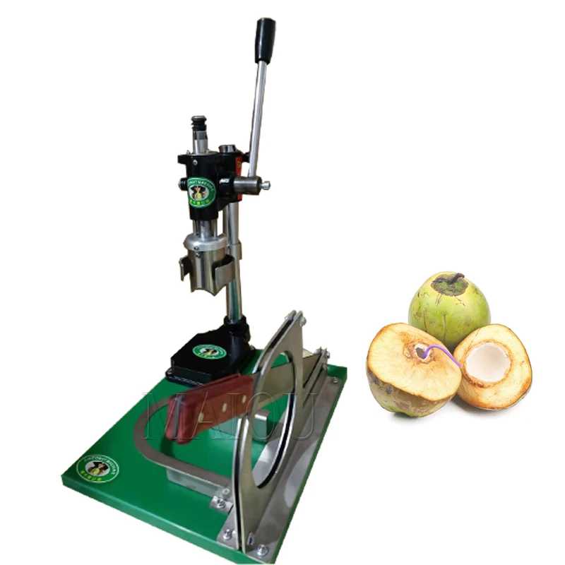 

Heavy Duty Fresh Green Coconut Cutter Manual Opening Coconuts Machine Save Effort Coconut Capping Cover Drilling Machine
