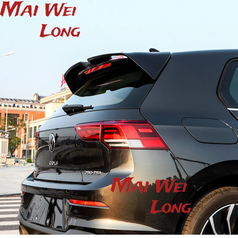 For Volkswagen Golf 8 Mk8 Spoiler  Golf 8 Spoiler Quality Abs Material Rear Wing Color Rear 2020 2021 Golf 8 Spoiler