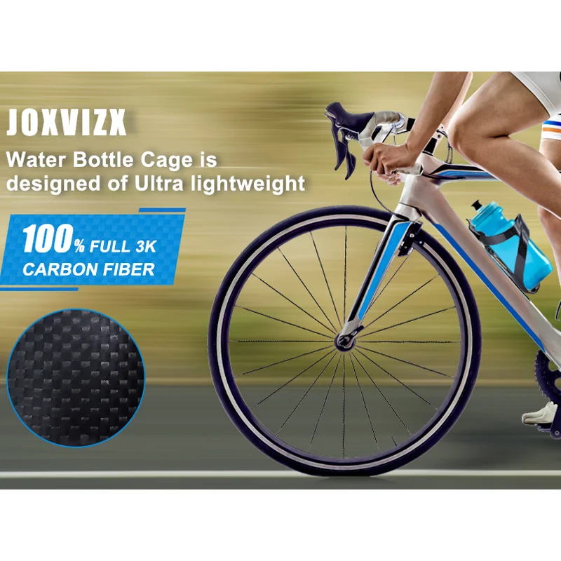 Jingxing-Vollcarbon Flaschenhalter für MTB und Rennräder, Ultraleichter Fahrrad-Flaschenhalter – Detail 1