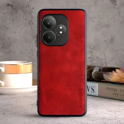 Luxury Vintage Leather Case - Premium Cover for Realme GT Neo Series & Oppo (Red)