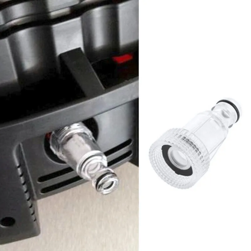 

Front Spare parts High Pressure Filter Machine Connection For Karcher K2-K7 Series 175 PSI Plastic Transparent