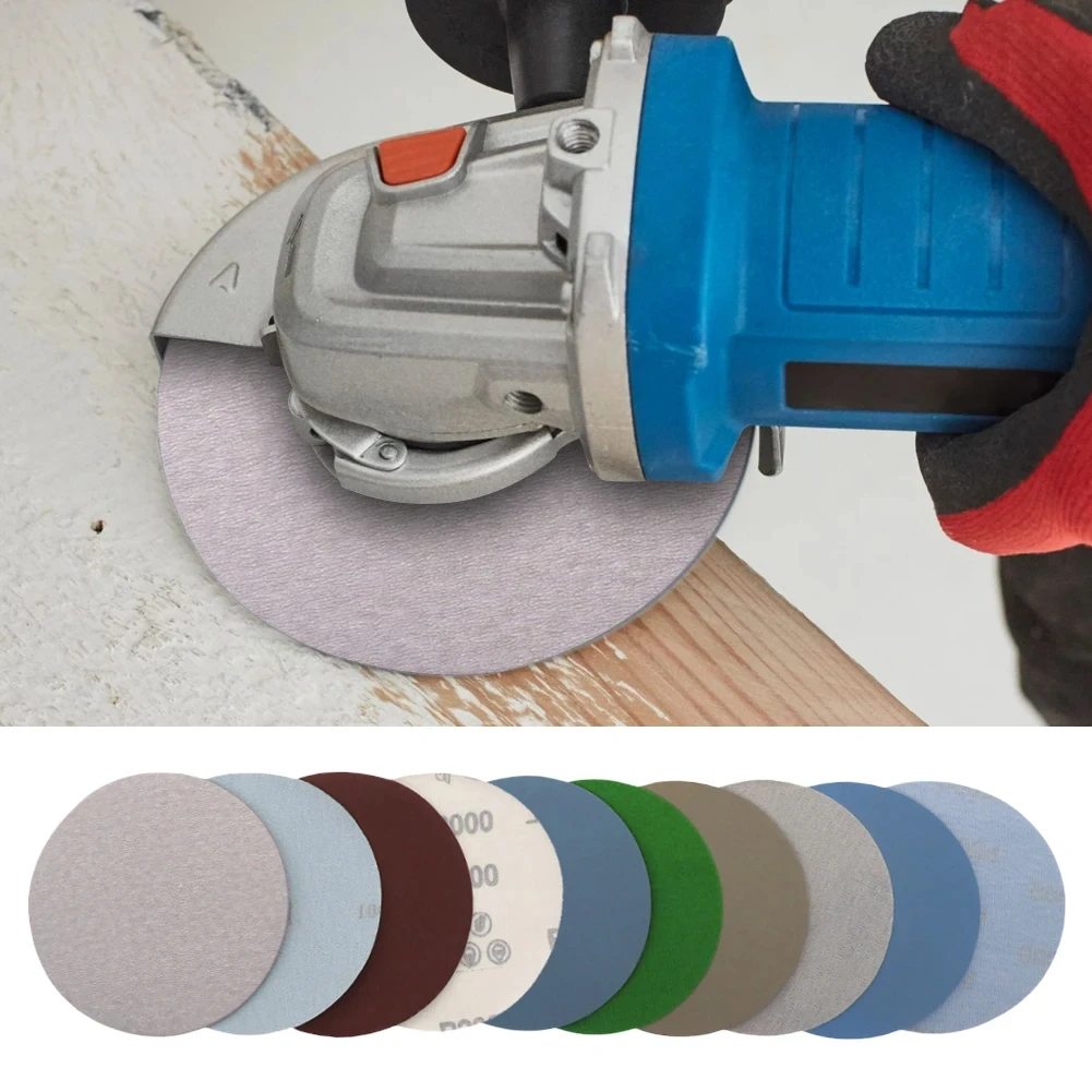 25pcs Wood Metal Polishing Sandpaper Hook Loop Sanding Discs 1000-5000# For Wet/Dry Sanding Grinder Polishing 4.8 5 sanding discs mini sandpaper kit polish sand paper sandpaper tools sandpaper set