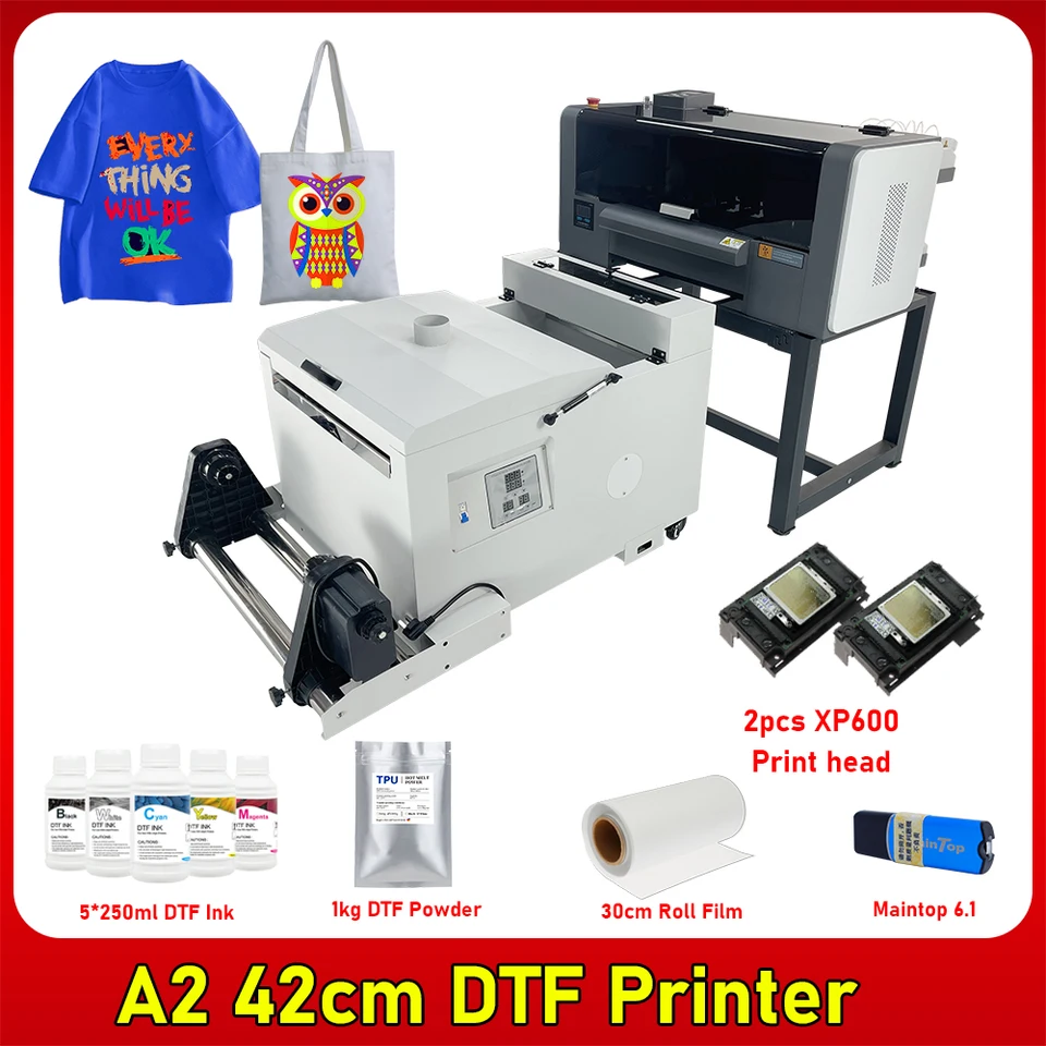 DTF PRO MIDI A2 BUNDLE: MIDI Printer Bundle (includes Dual Printhead MIDI  A2 DTF Printer with