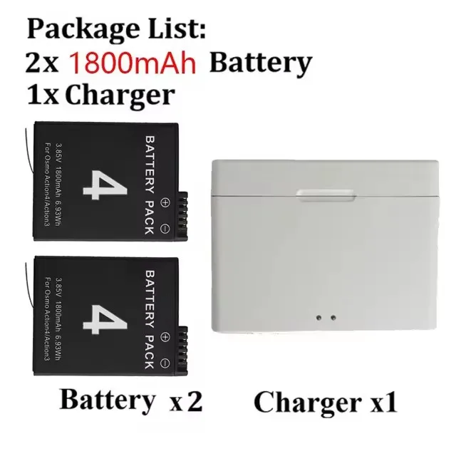 2 Battery 1 charger
