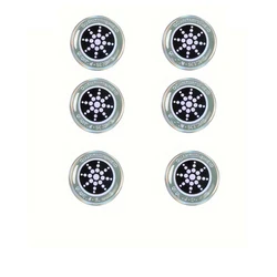 Quantum Shield Anti - Radiation Sticker for Electromagnetic Protection (Silver 6pcs)