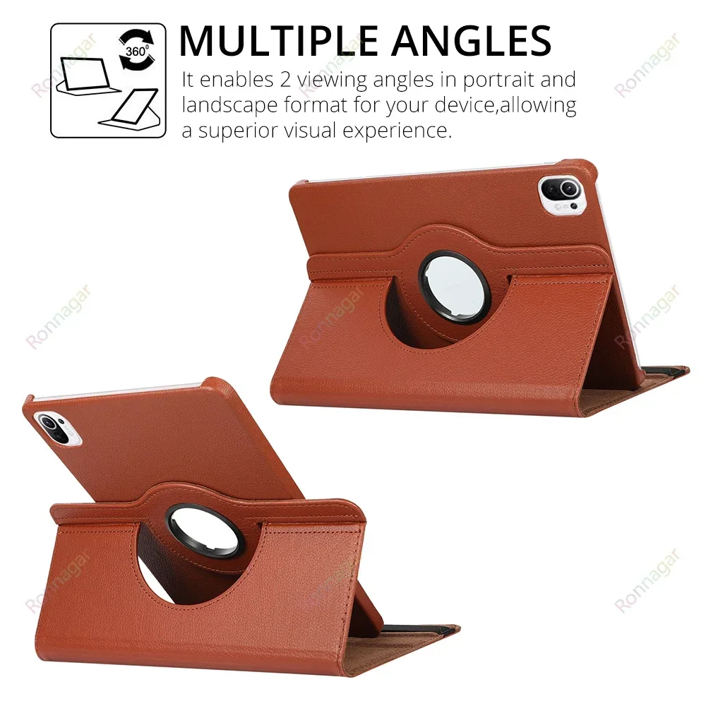 Capa Rotativa para Xiaomi Redmi Pad Capa para Xiaomi Pad se 10.6 5pro 6pr 11 Rotação 360 ° - Imagem 5