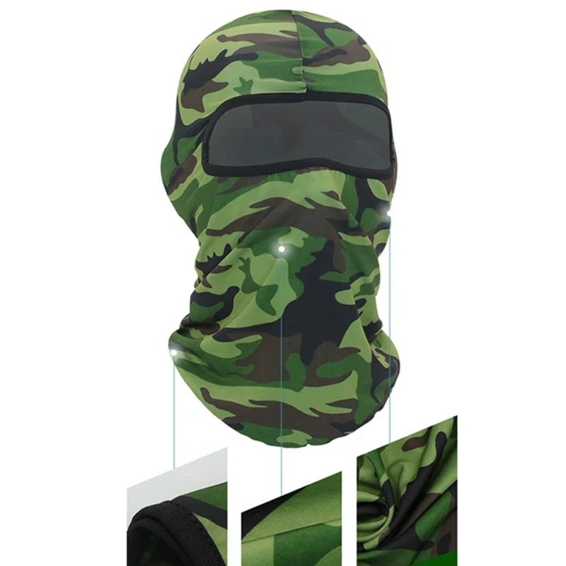 1/4/10PCS 자전거 타기용 내부 태양 보호 후드 모자 스포츠 헤드밴드가 있는 방풍 야외 사이클링 페이스 마스크