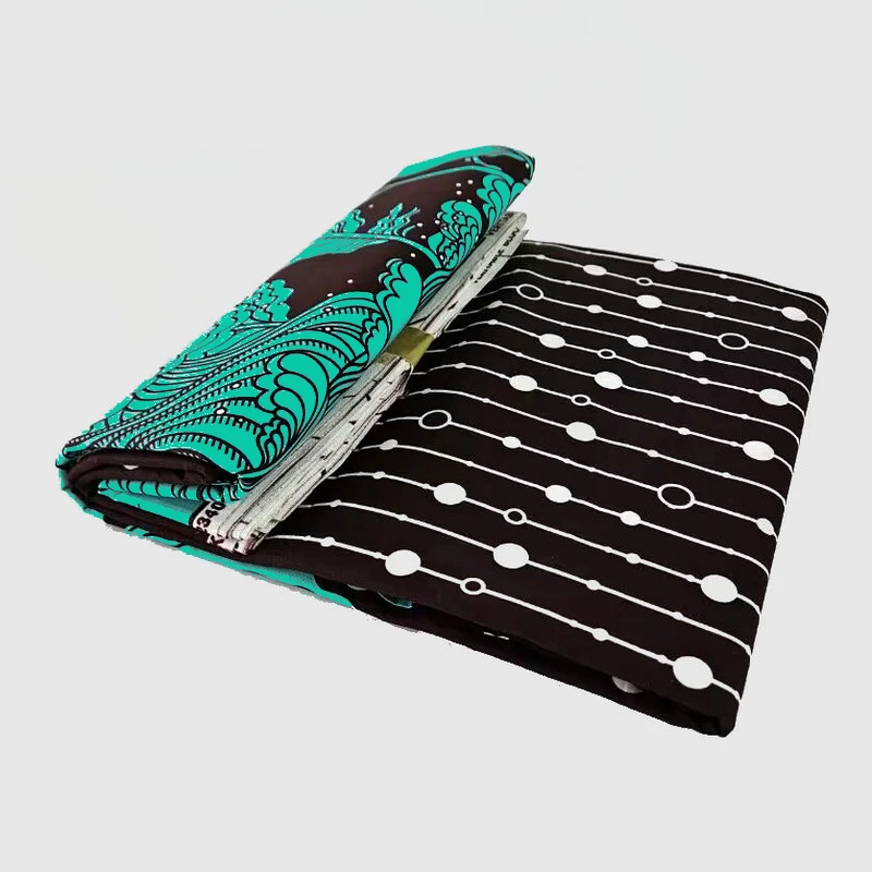 African Wax Fabric Clothing Fabric Item No.D3-3 Choose popular wax block print fabric holland wax 100% cotton textile
