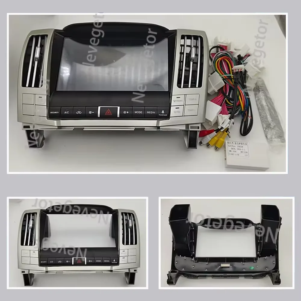Radio para Auto con Android Auto para Lexus RX300 RX330 RX400 2004 - 2007, Reproductor Estéreo con Navegación, Unidad Principal con Pantalla DSP, 2din, DVD, Multimedia 3