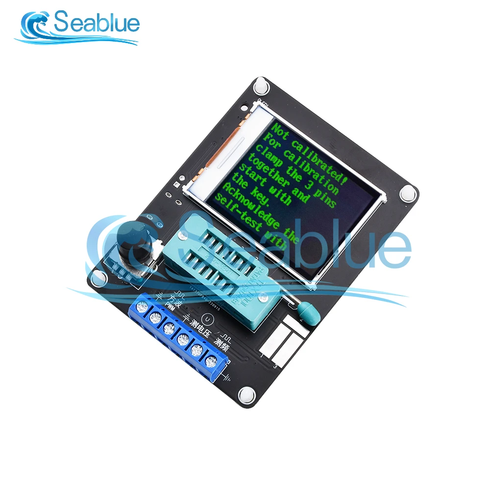 GM328A Transistor Tester Digital Multimeter Electrical Capacitance Meter Diode Triode Resistor ESR Meter Radio Diode Tester 5