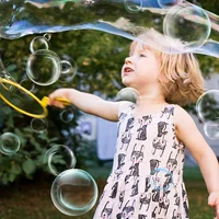Children Big Bubbles Wand Kit Kids Toys Fancy Bubble Circle Props Parent-child Interaction Props Outdoor Playtime Birthday Party 2