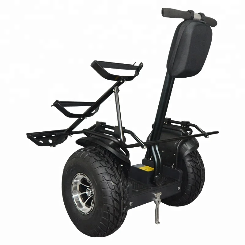 Angelol classical fashion patrol using 19 inch fat tire two wheel self balance electric chariot covered electric scooter