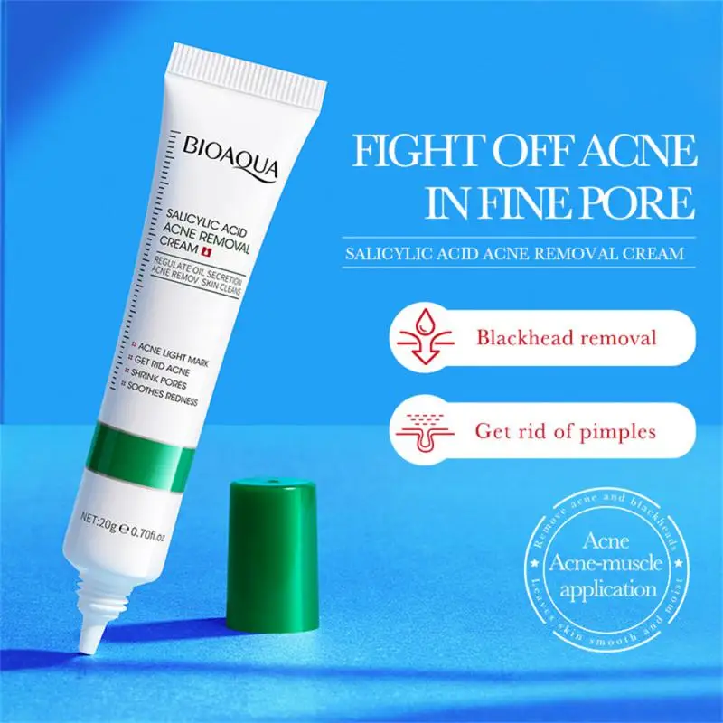 

Salicylic Acid Acne Cream Face Care Ointment Remove Acne Eliminate Acne Mark Pore Contraction Oil Control Anti-Inflammatory 20g