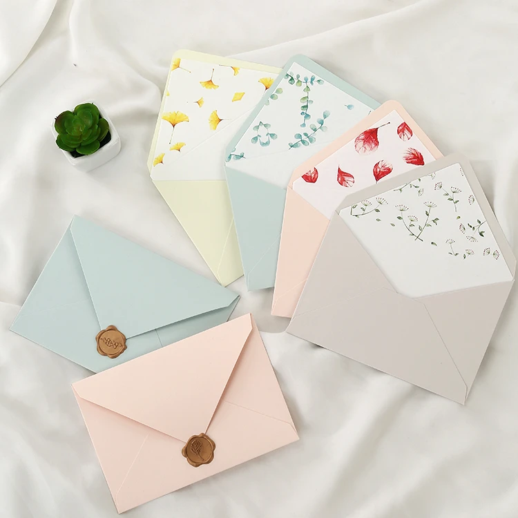 

Luxury Recycled custom UV printed luxury gift black paper envelope packaging money gift envelopes