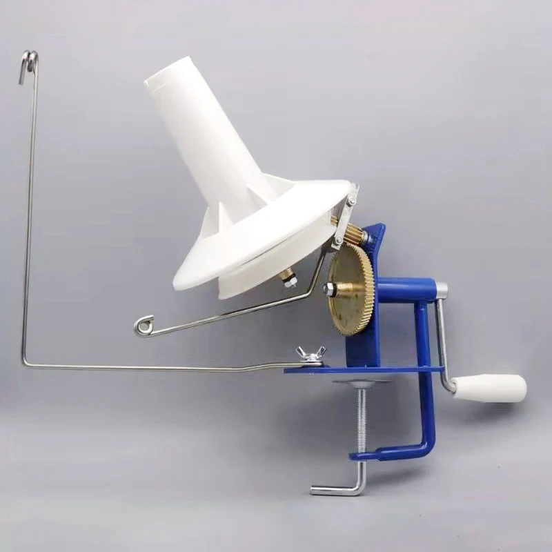 Large Metal Yarn Fiber String Ball Wool Winder Holder Winder Fiber Hand