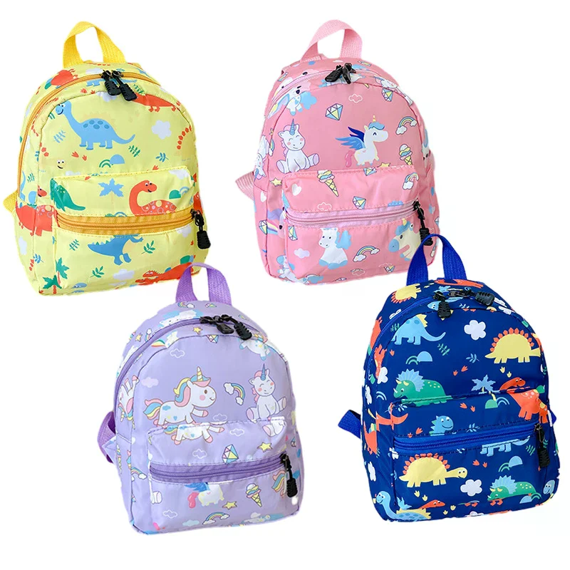 Children's Cartoon Dinosaur Backpacks for Teenager Cute Kindergarten Schoolbag Waterproof Book Bag Boys Girls Animal Bag 4