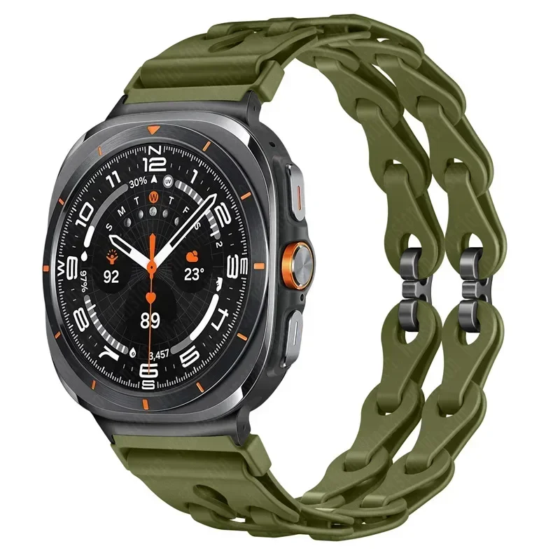 Silicone Chain Strap Replacement Wristband Bracelet