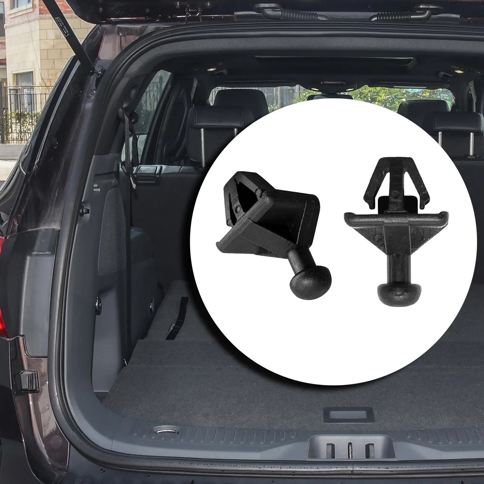 Lot De 2 Clips/Attaches Pour Tablette Arrière Voiture - Compatible Nissan Kicks, Versa, Note, Micra, Silvia (2014-2021)