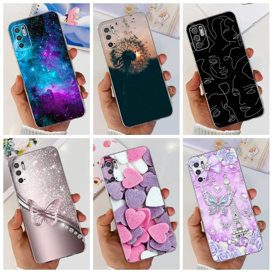 Fashion Butterfly Space Bumper Soft Silicone Back Cover