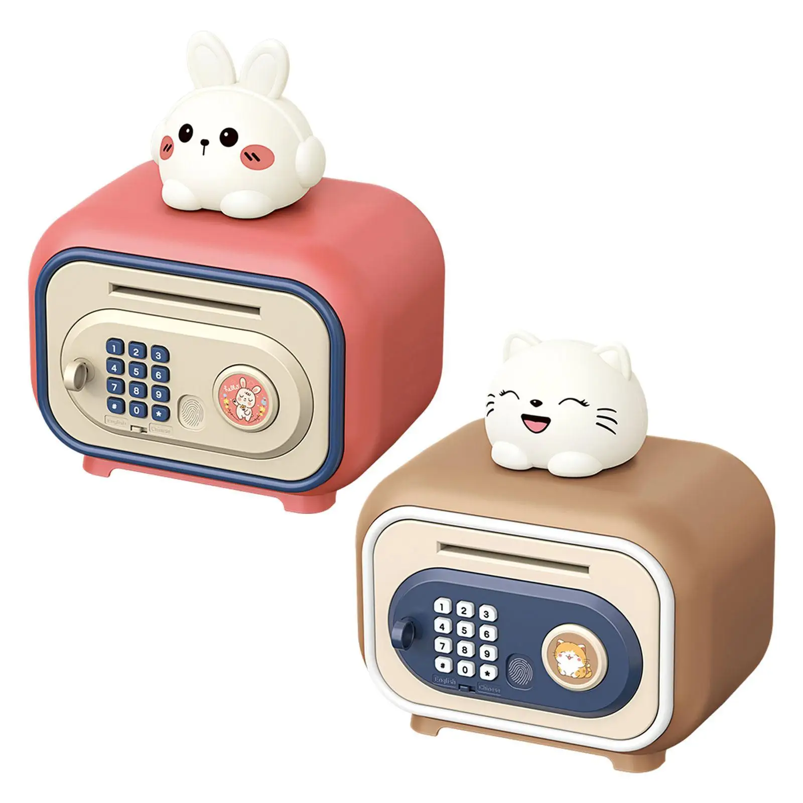 Kids Piggy Bank with Songs Cartoon ATM Savings Machine for Kids Girls Boys