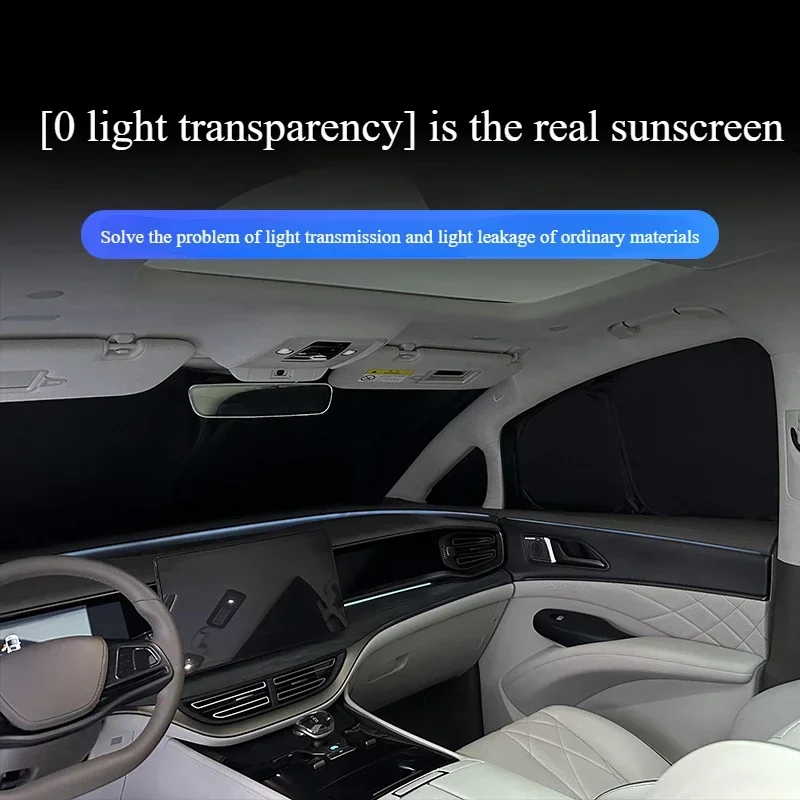 For DENZA D9 sunshades, car side curtains, privacy sunshades, front shields, umbrellas, sun protection and heat insulation