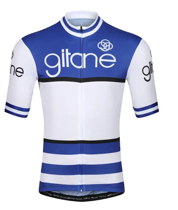 thumbnail image 1 of Jersey de ciclismo de manga corta para hombre, 9 estilos Retro Gitane Legnano-Pirelli, 1 of 5