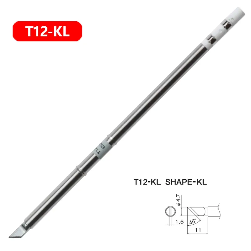 1pc T12 Soldering Iron tips Replacement Various models of Tip Electric Soldering Iron Tip T12- D4 D52 J02 JS02 BC3 CF4 KF KL image 12