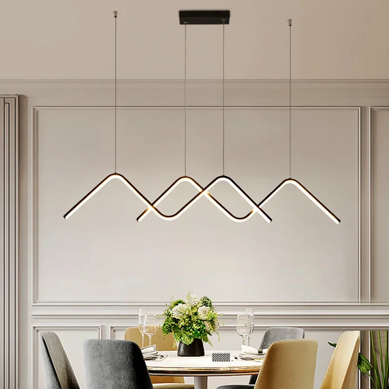 

Современные декоративные подвесные светильники для столовой, умные салонные люстры для столовой