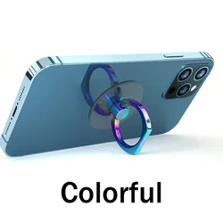 Clear 360° Rotating Cell Phone Ring Holder and Kickstand (Colorful)