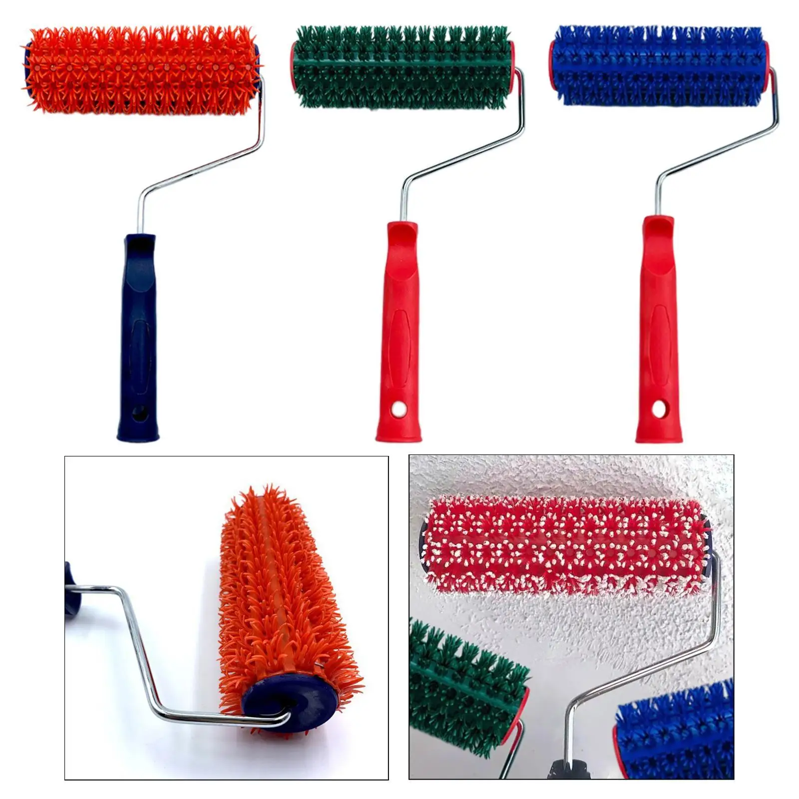 Decorative Paint Roller Household Wall Painting Brush for DIY Texture Pattern Roller for Home and Furniture Art